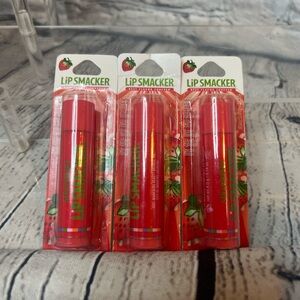 Lip Smacker Strawberry Lip Balm Trio